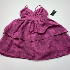 NEW Wild Fable Purple Tiered Strappy Dress Size XS